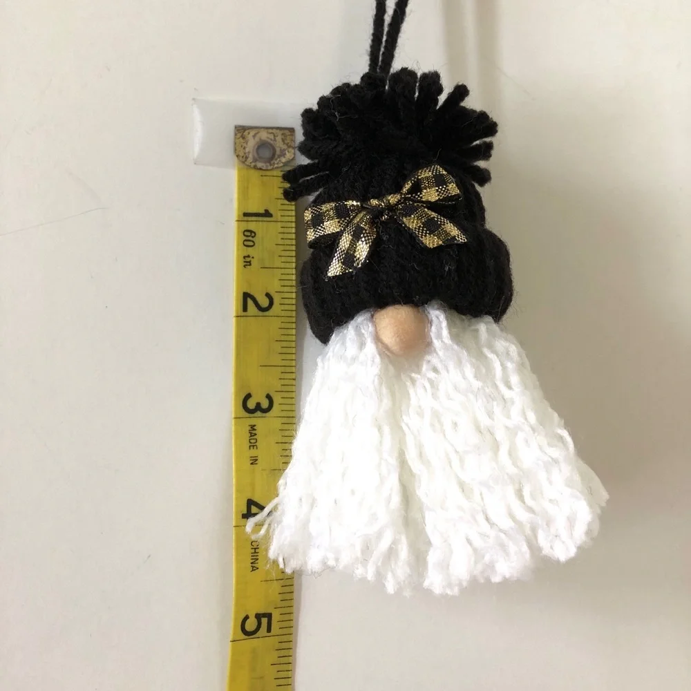 Gnome yarn ornament